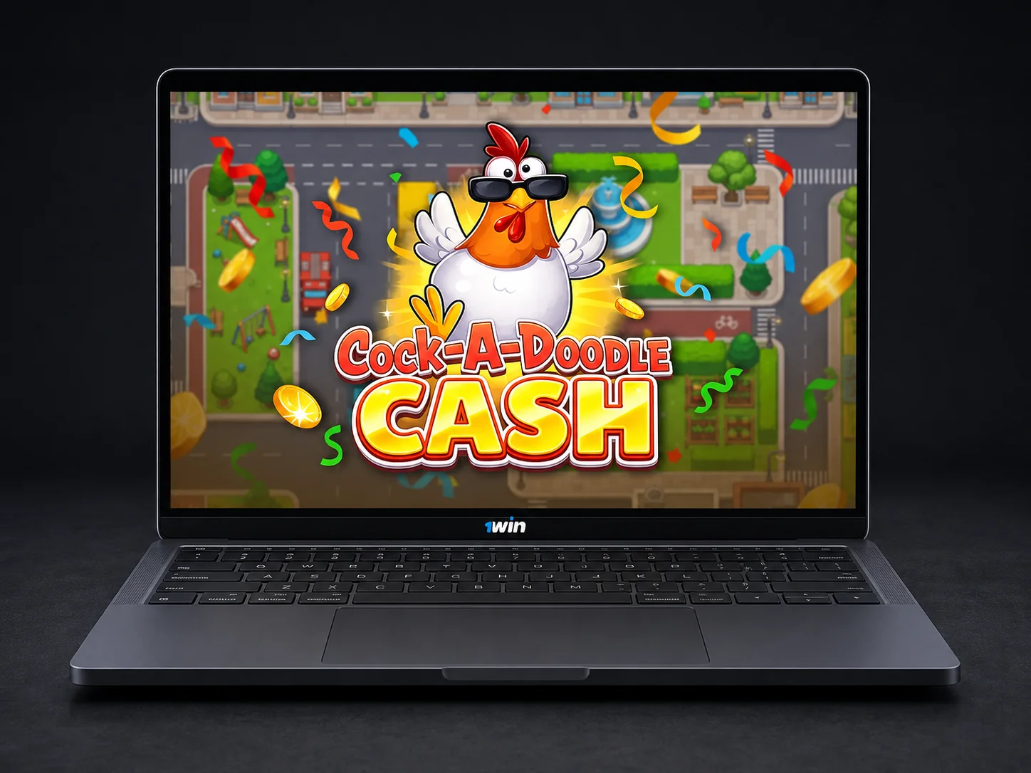 Side-by-side comparison of a native casino Android app and the iOS PWA home-screen icon for Cockadoodle Cash