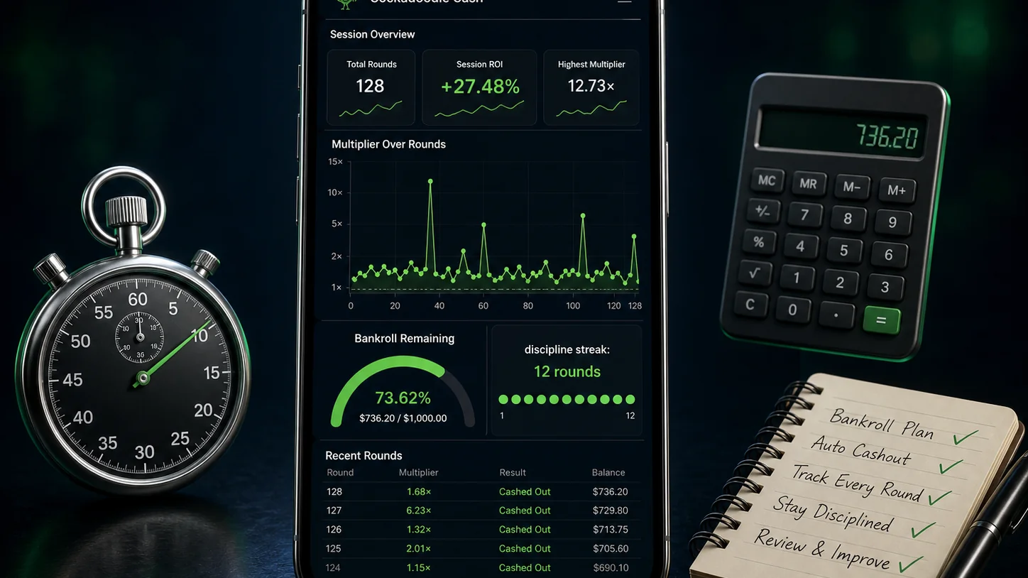Session tracking and discipline dashboard